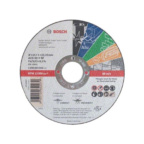 BOSCH CUTTING MULTI 115 X 1.0 X 22.2 MM 